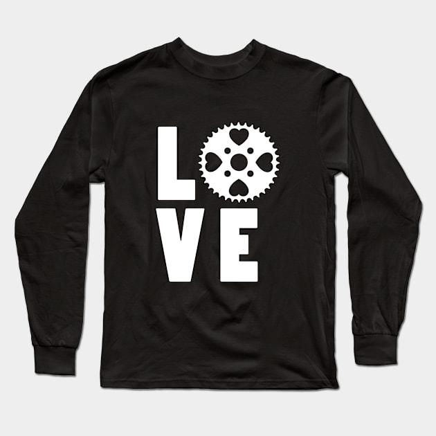 Love Bike Long Sleeve T-Shirt by Fun-E-Shirts